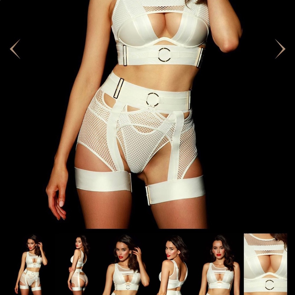 Honey Birdette Ivory Bra set